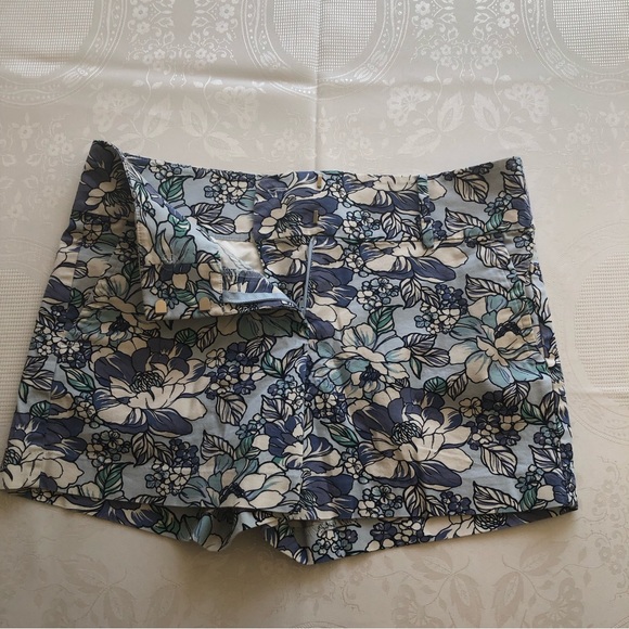 Ann Taylor Signature Bermuda Shorts Dress Casual Women’s Size 6 Floral Design - Picture 14 of 16